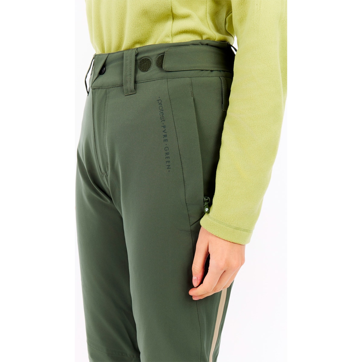 Pantalón de esquí de mujer CARMACKOS Protest - Verde oscuro Verde oscuro-7