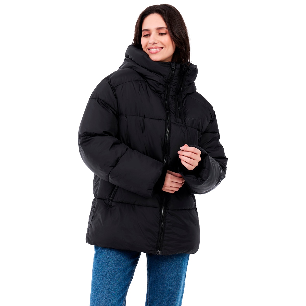 Protest Chaqueta de nieve de mujer Selby Marrón claro
