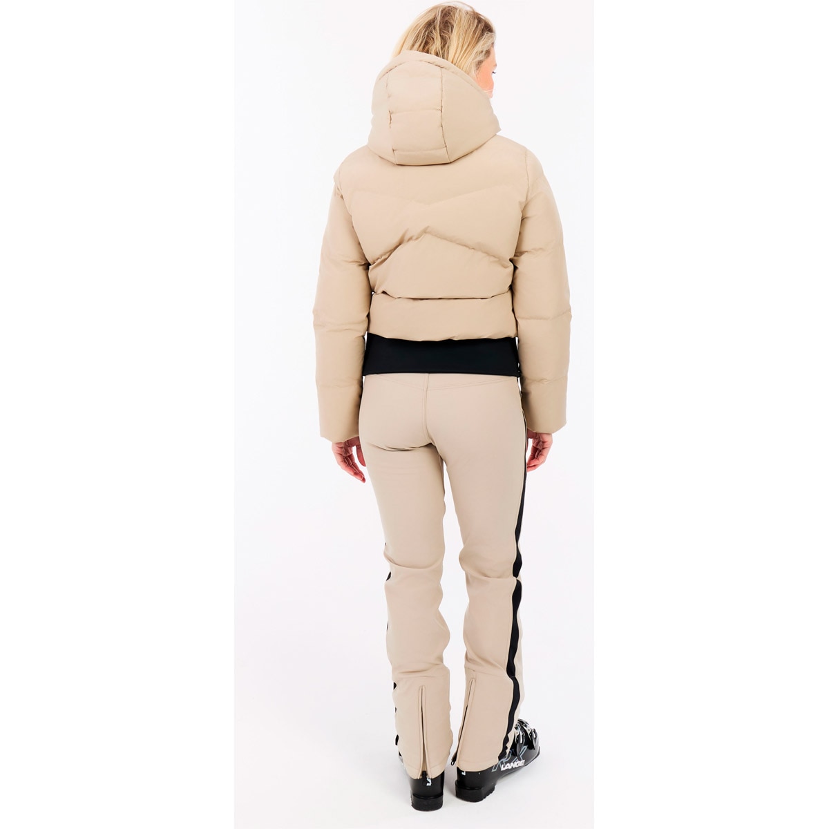 Chaqueta de esquí de mujer Preppy Zip-shift Protest - Marrón claro Marrón claro-4