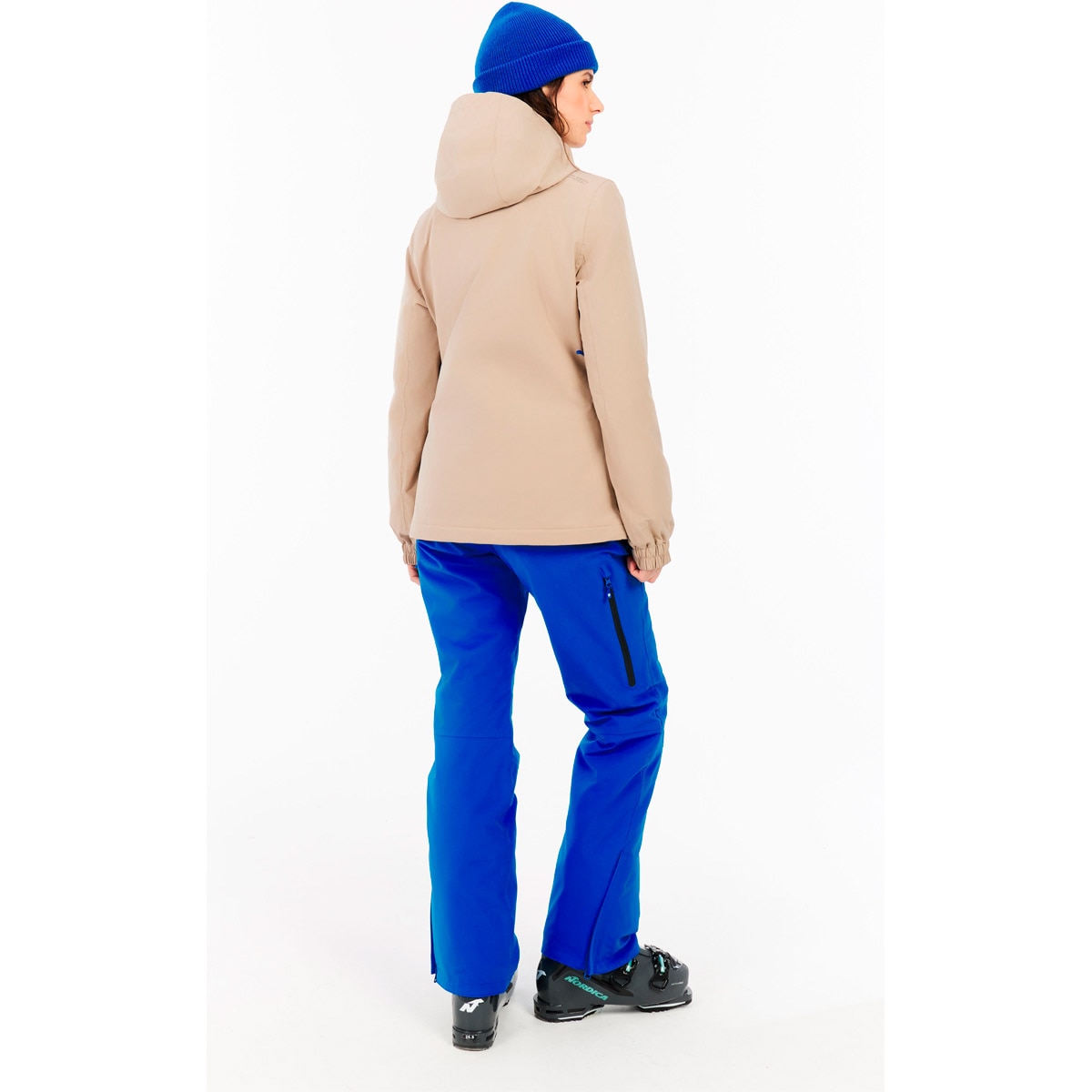 Chaqueta de nieve de mujer Salut Protest - Marrón claro Marrón claro-4