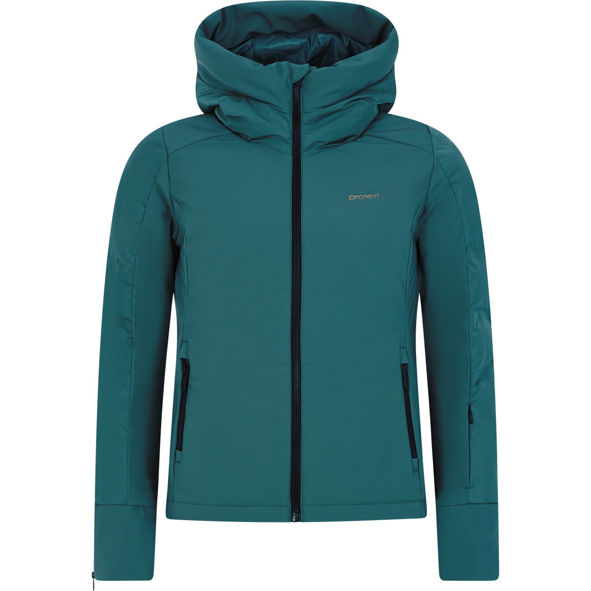 Chaqueta de nieve de mujer Mercury Protest - Azul / Verde Azul / Verde-1