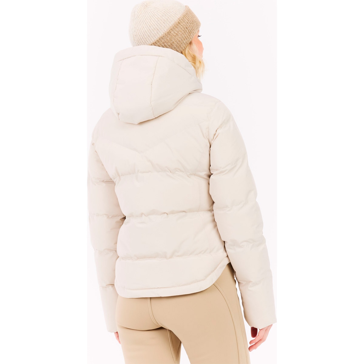Chaqueta de nieve de mujer Lucid Protest - Blanco roto Blanco roto-2