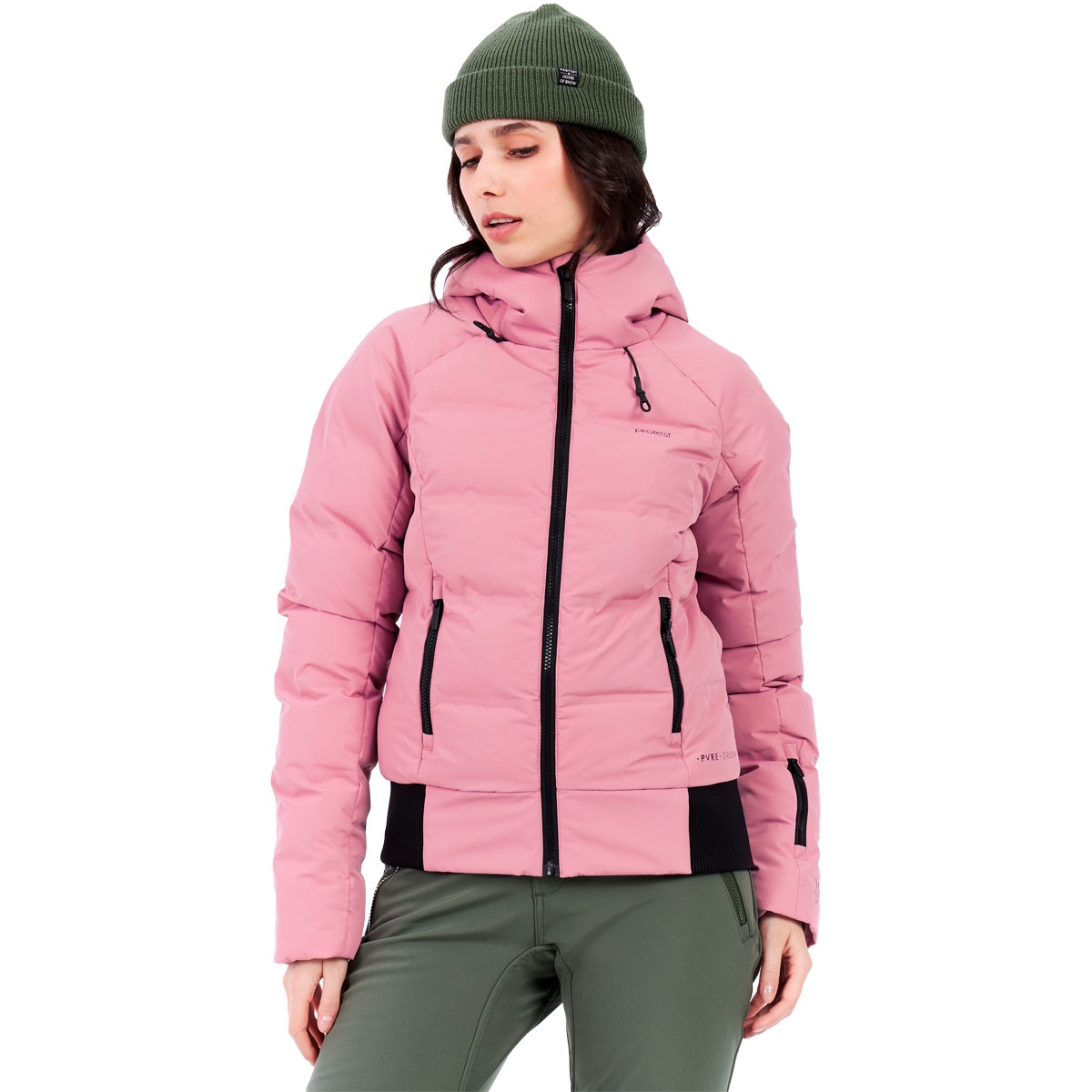 Chaqueta de nieve de mujer Alysumi Protest - Rosa Rosa-3