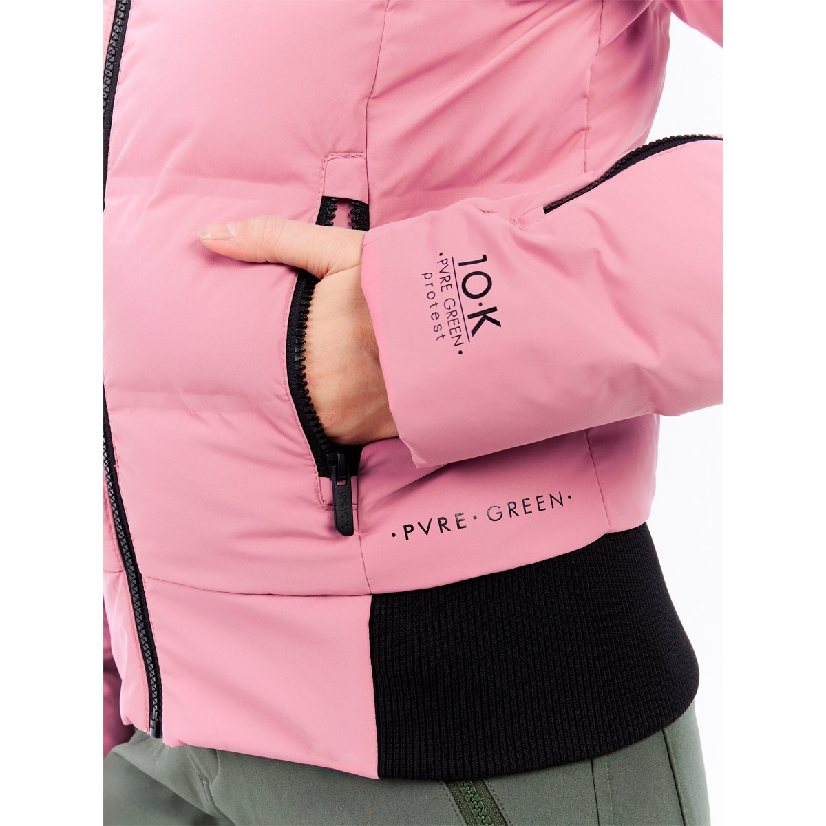 Chaqueta de nieve de mujer Alysumi Protest - Rosa Rosa-7