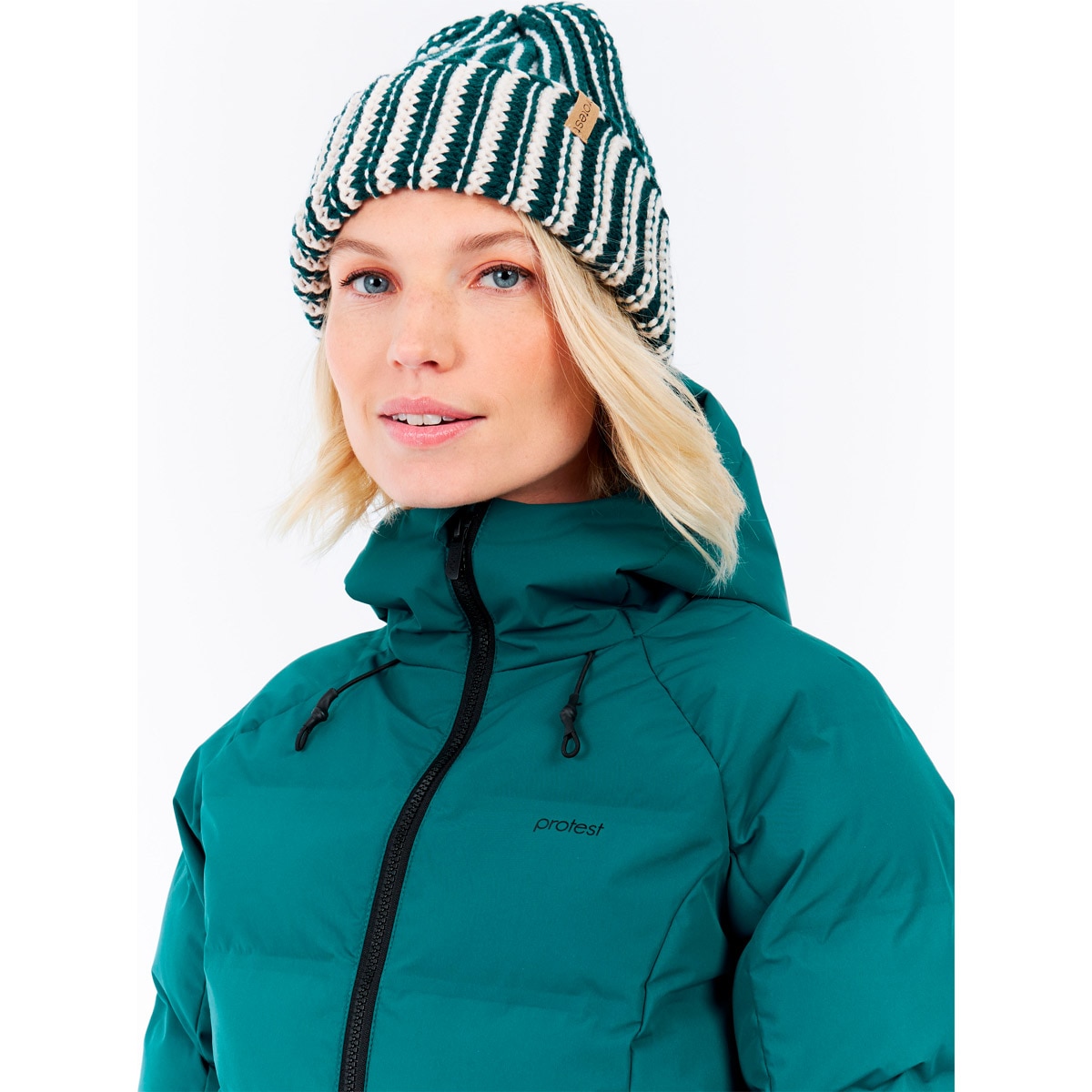 Chaqueta de nieve de mujer Alysumi Protest - Azul / Verde Azul / Verde-7