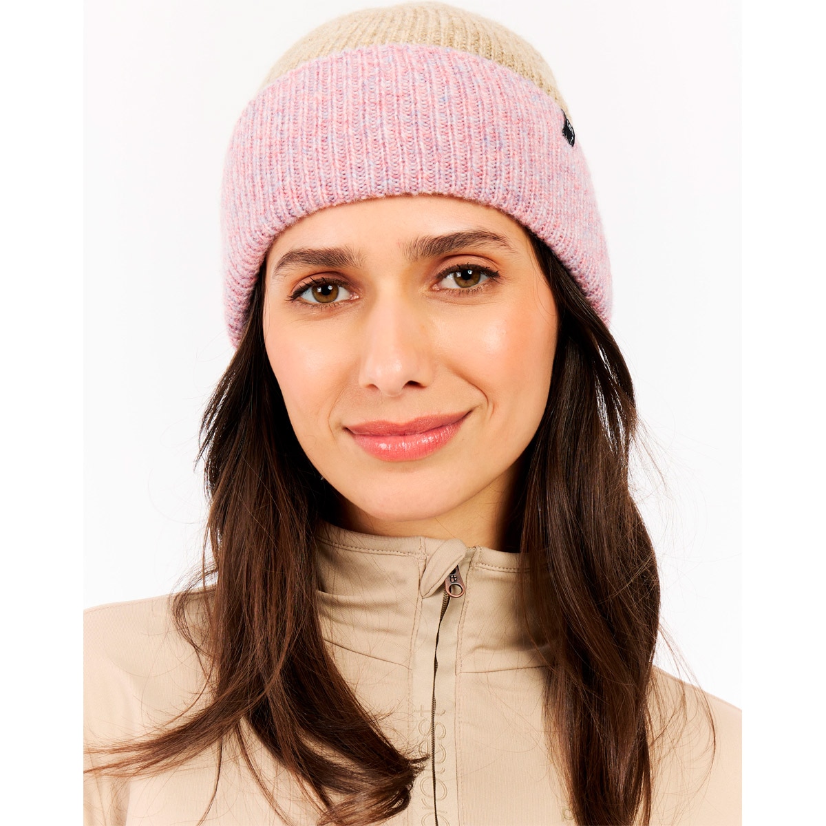 Gorro tejido de mujer Orelle Protest - Marrón claro Marrón claro-2
