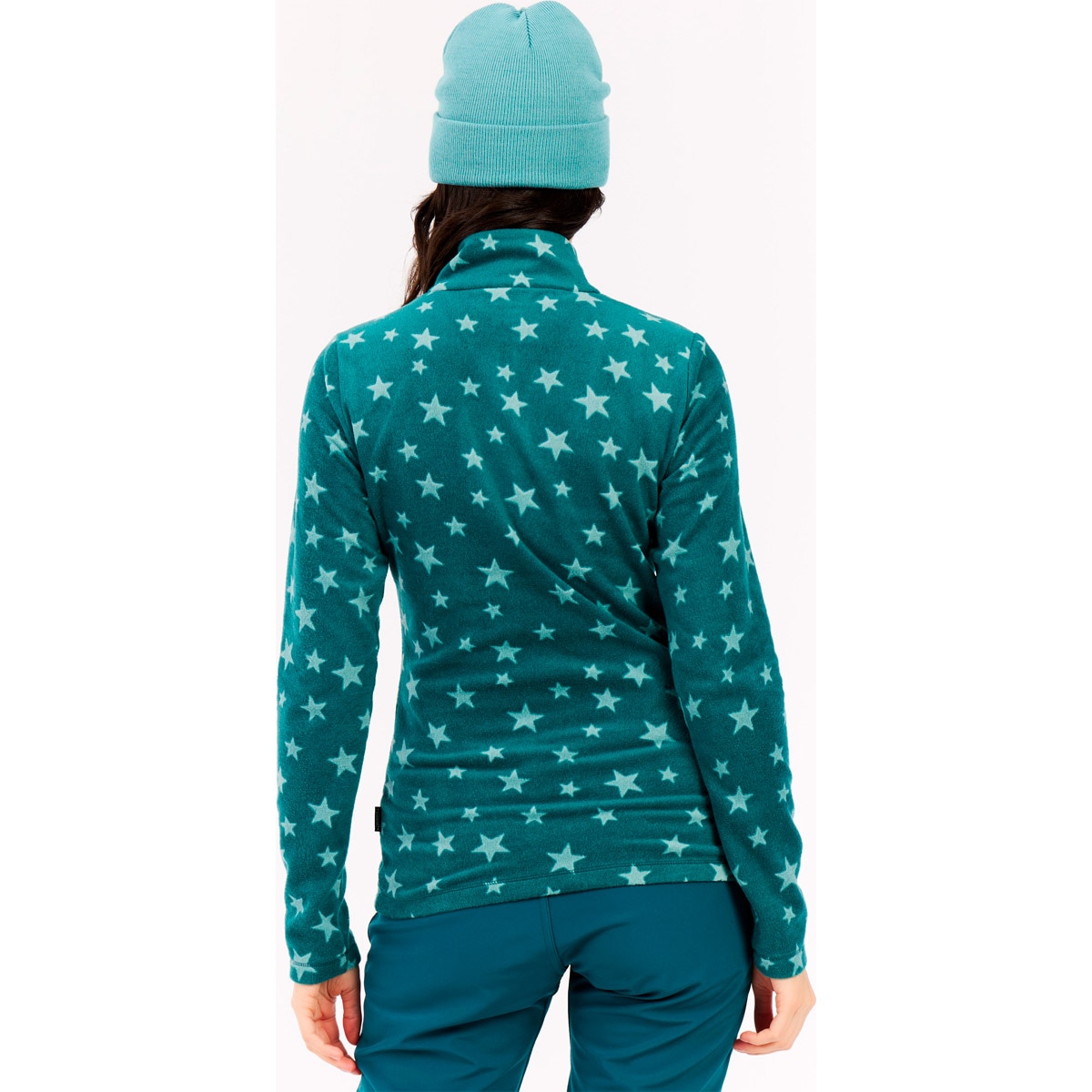 Imagen 2 de Forro polar de esquí de mujer Refuzzy 1/4 zip Protest - Azul / Verde Azul / Verde