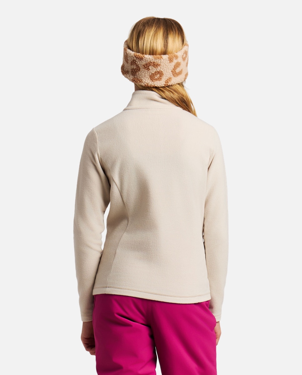 Forro polar de esquí de niño REMUTEY JR 1/4 zip Protest - Blanco Blanco-2