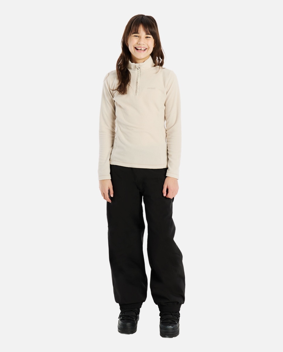 Forro polar de esquí de niño REMUTEY JR 1/4 zip Protest - Blanco Blanco-6