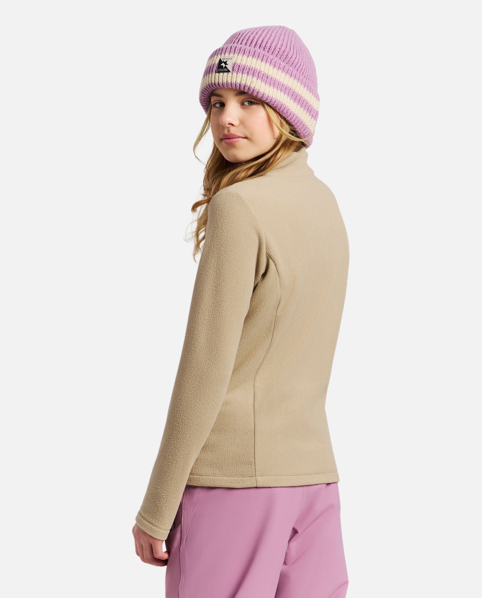 Forro polar de esquí de niño REMUTEY JR 1/4 zip Protest - Natural Natural-2
