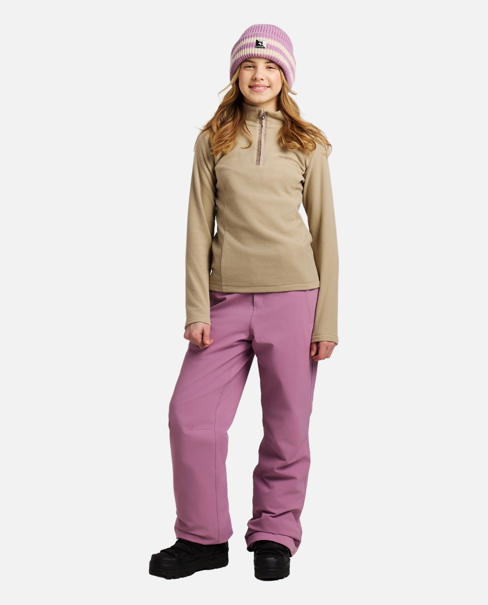 Forro polar de esquí de niño REMUTEY JR 1/4 zip Protest - Natural Natural-3