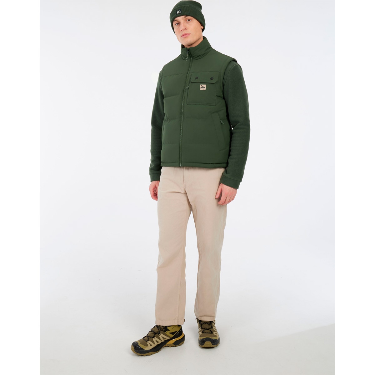 Chaleco de hombre Pilot Protest - Verde oscuro Verde oscuro-3
