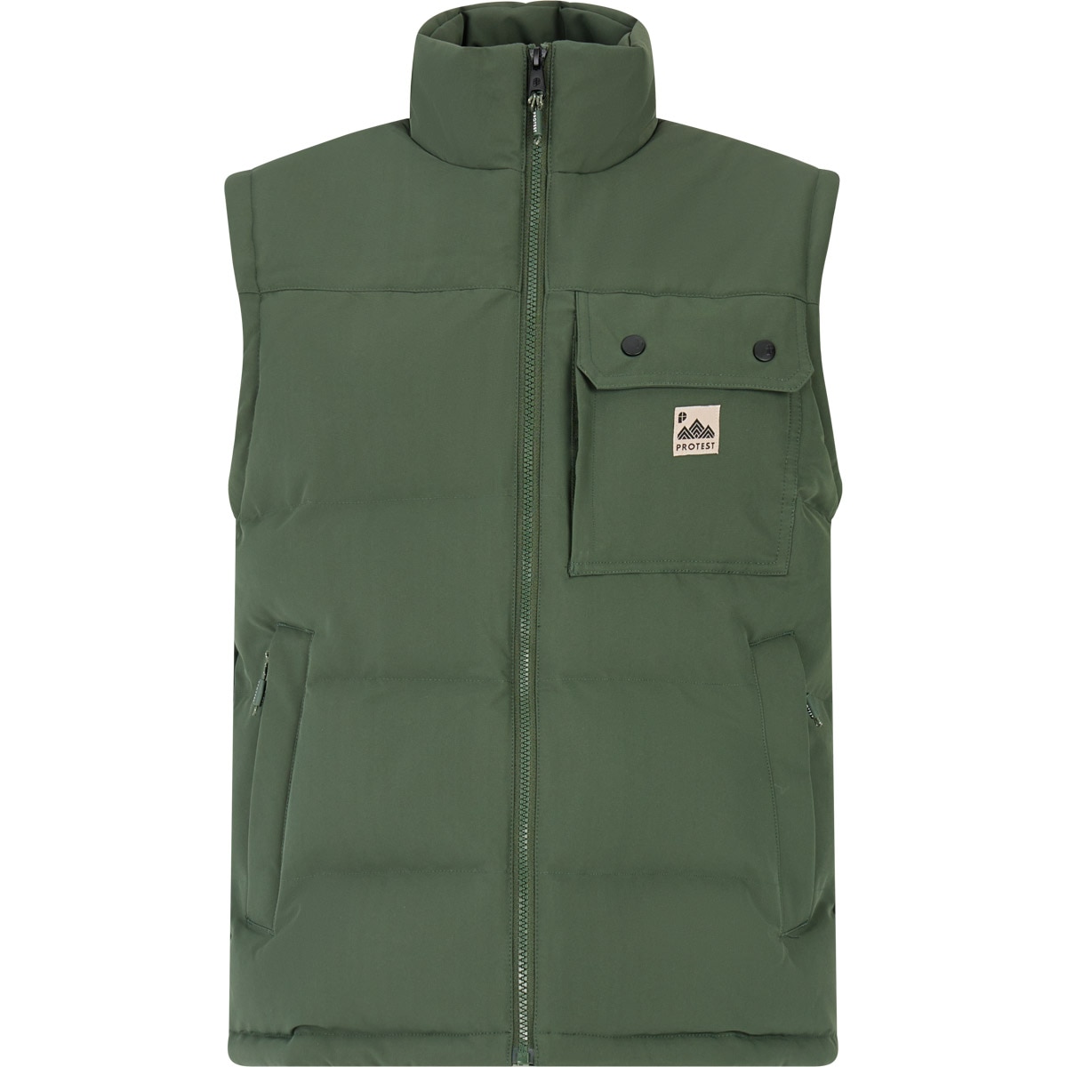 Chaleco de hombre Pilot Protest - Verde oscuro Verde oscuro-6