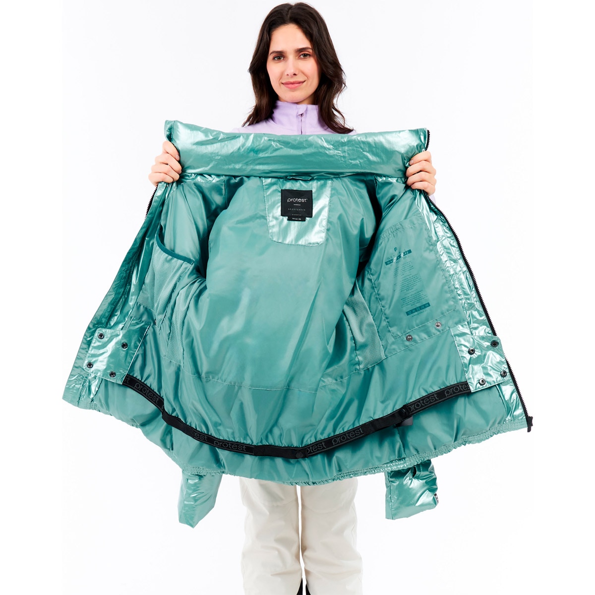 Chaqueta de esquí de mujer Wenja Protest - Verde menta Verde menta-5