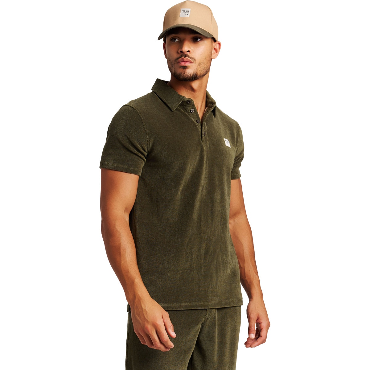 Protest Polo de hombre M Milton Verde