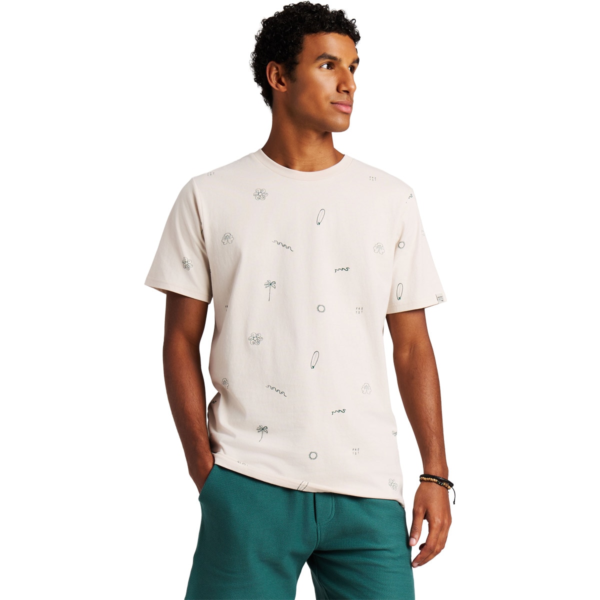 Protest Camiseta de hombre M Keely Azul