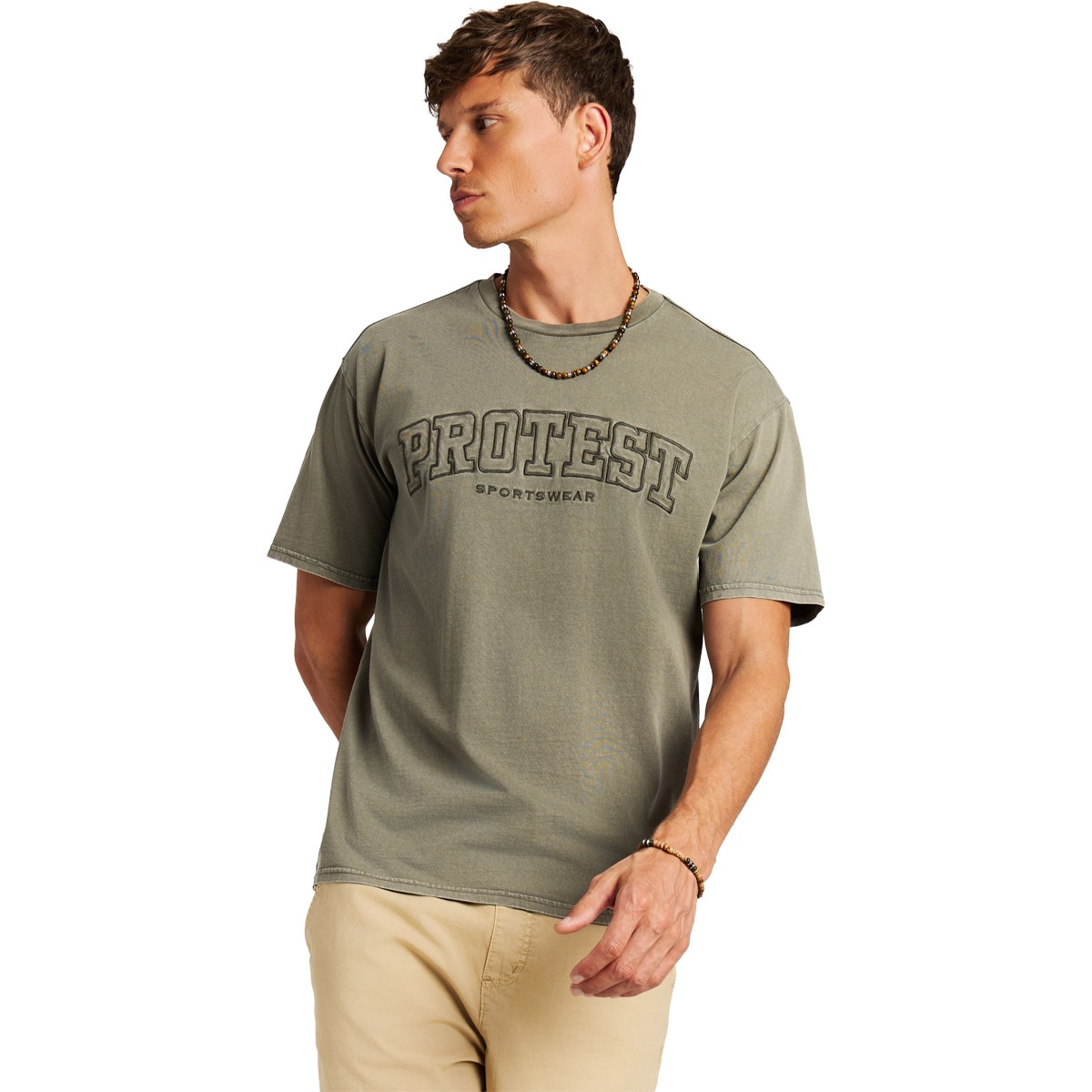 Protest Camiseta de hombre M Doyle Azul