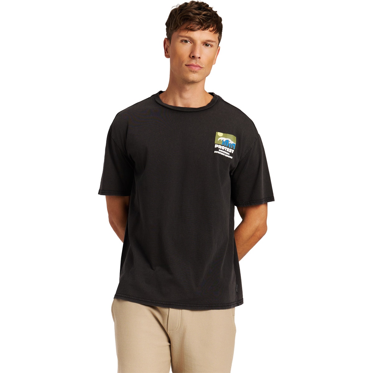 Camiseta de hombre M Malana Protest - Negro Negro-1