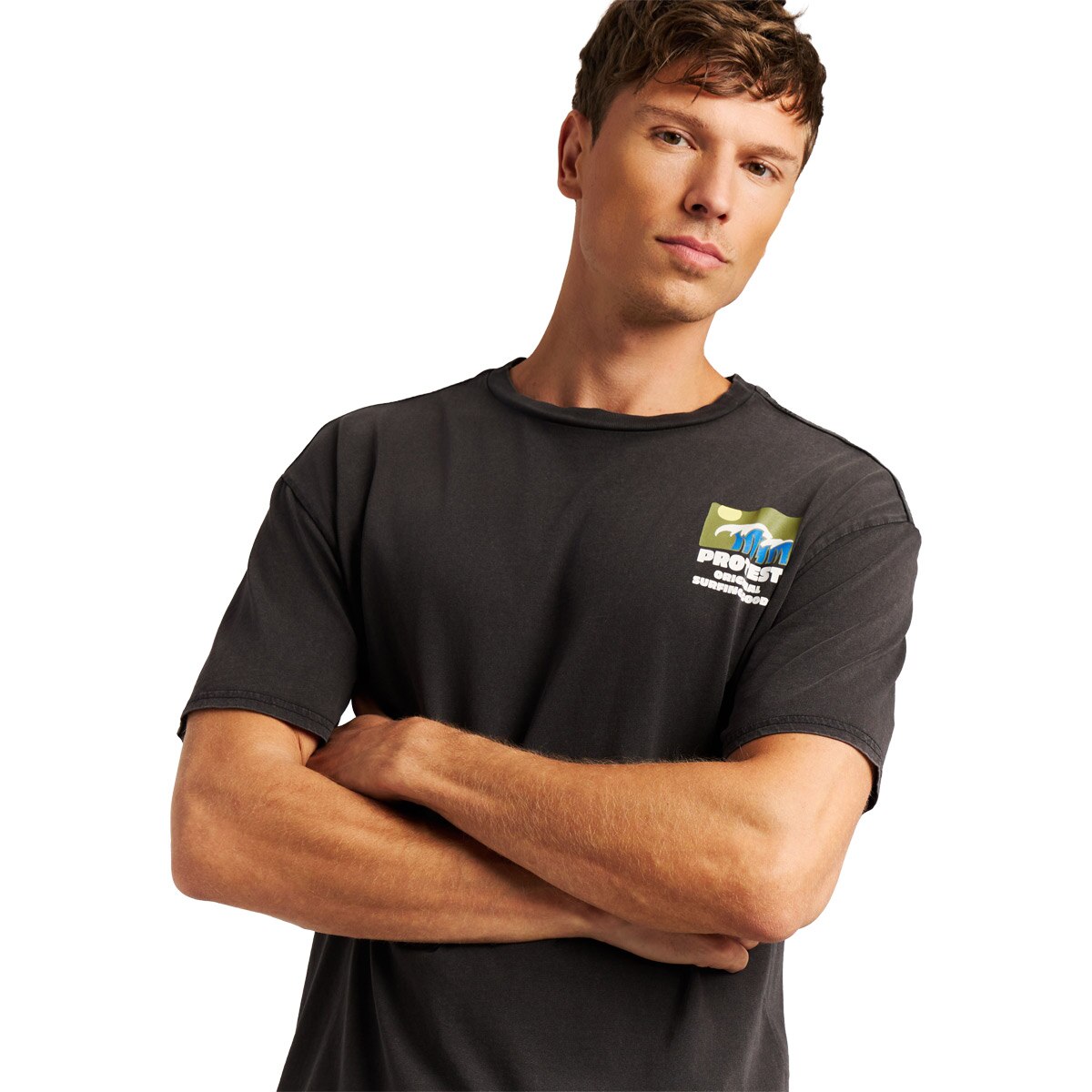 Camiseta de hombre M Malana Protest - Negro Negro-5