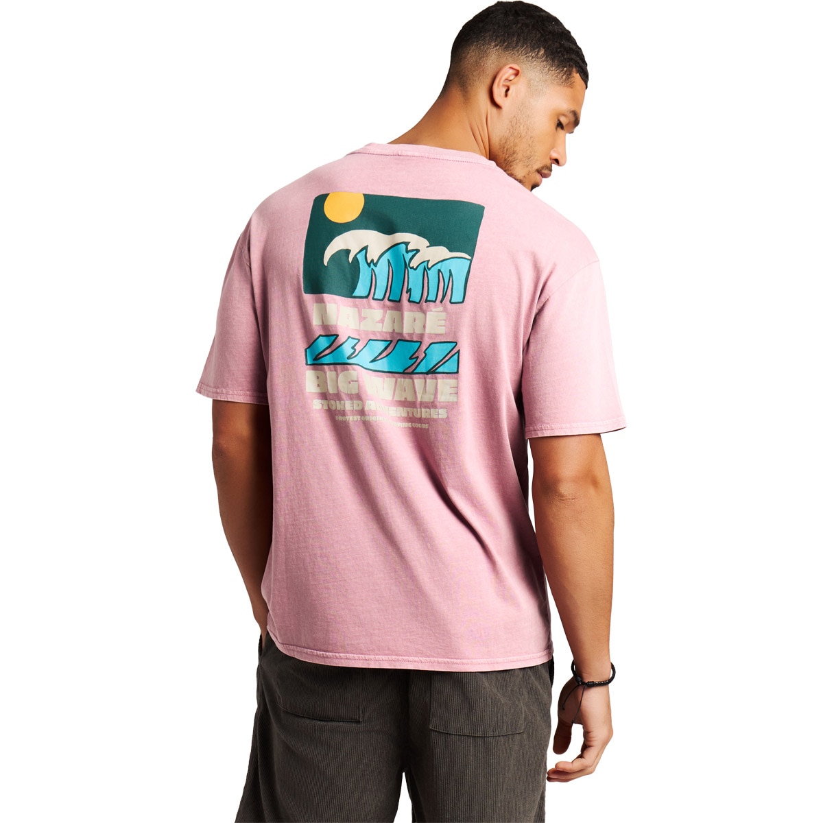 Camiseta de hombre M Malana Protest - Rosa Rosa-2