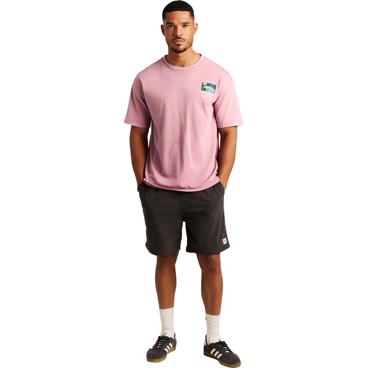 Camiseta de hombre M Malana Protest - Rosa Rosa-4