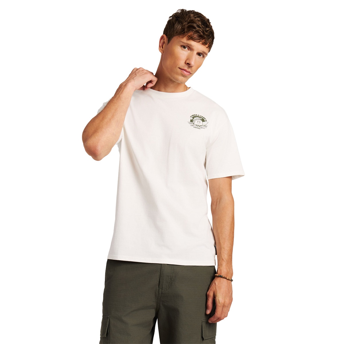 Protest Camiseta de hombre M Elstow Rosa