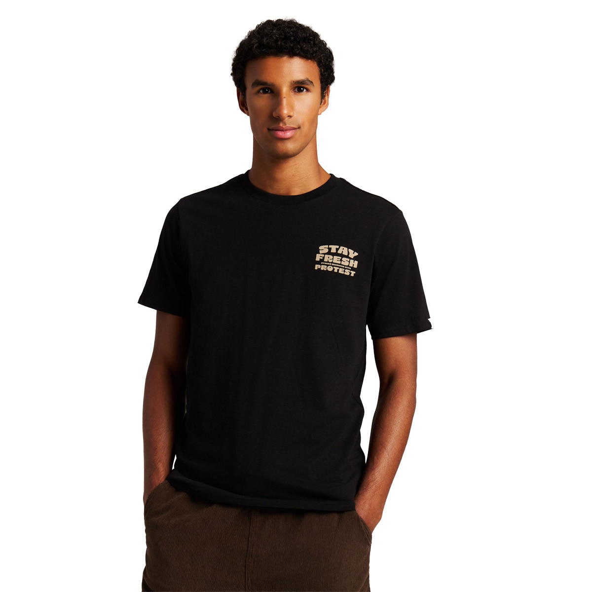 Protest Camiseta de hombre M Jarco Blanco