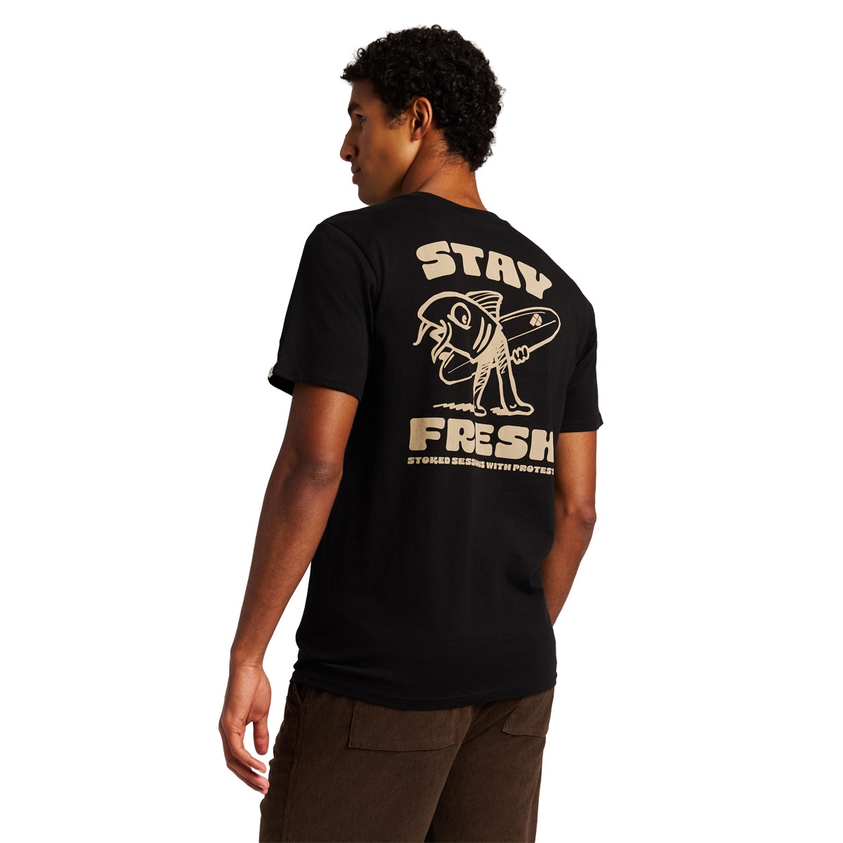 Imagen 2 de Camiseta de hombre M Jarco Protest - Negro Negro