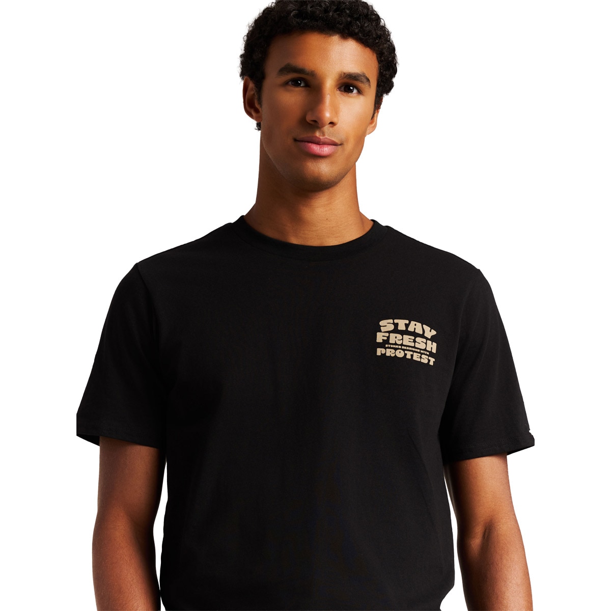 Imagen 5 de Camiseta de hombre M Jarco Protest - Negro Negro