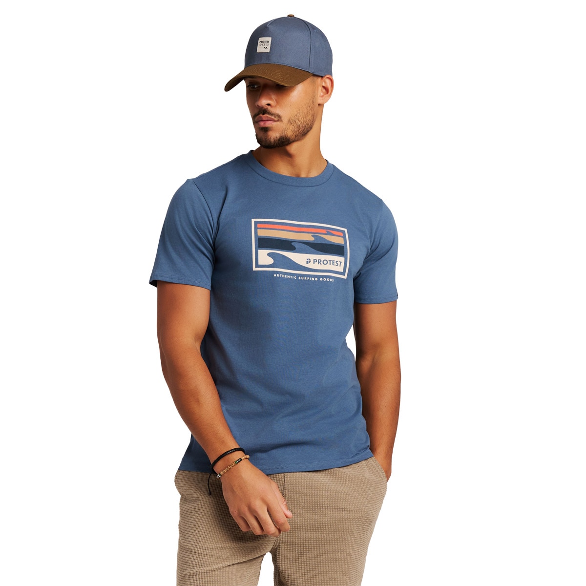 Protest Camiseta de hombre Hanwell Verde