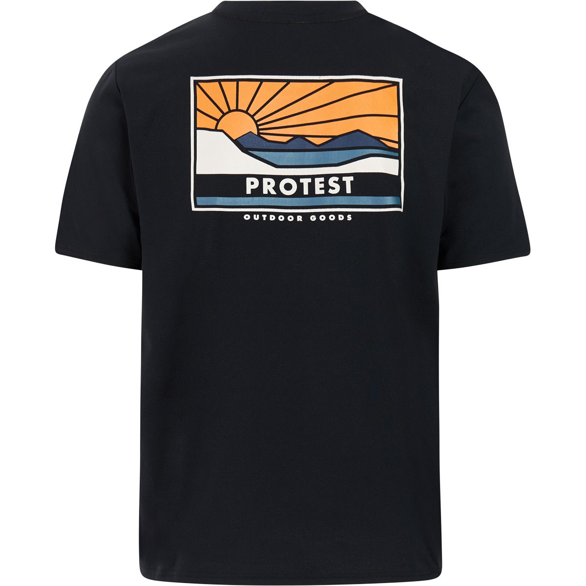 Camiseta de hombre Tarrant Protest - Negro Negro-7