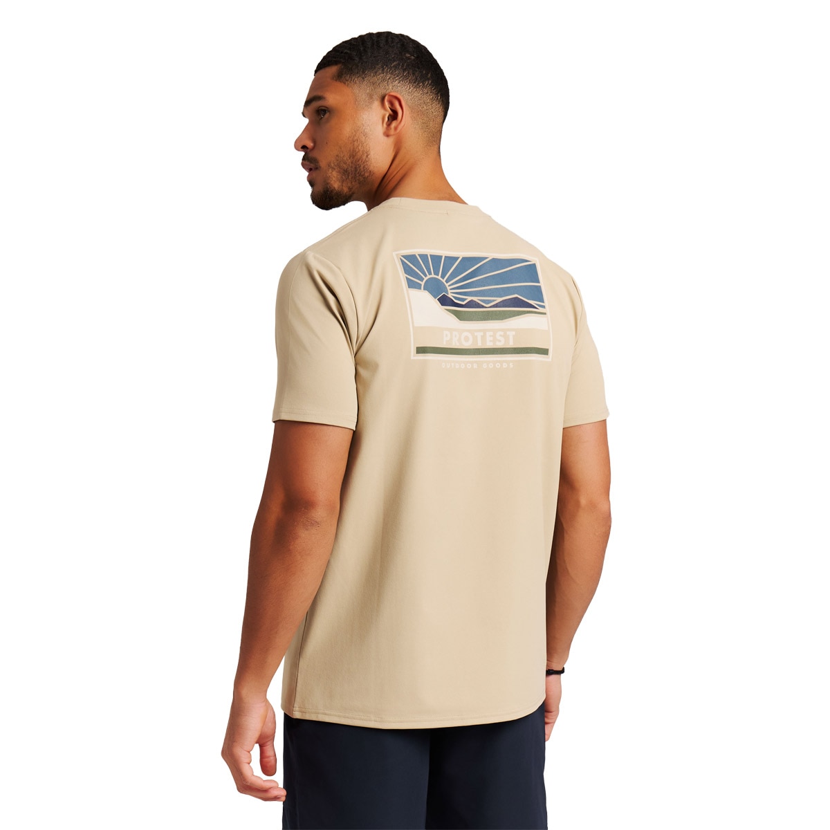 Camiseta de hombre Tarrant Protest - Marrón Marrón-2