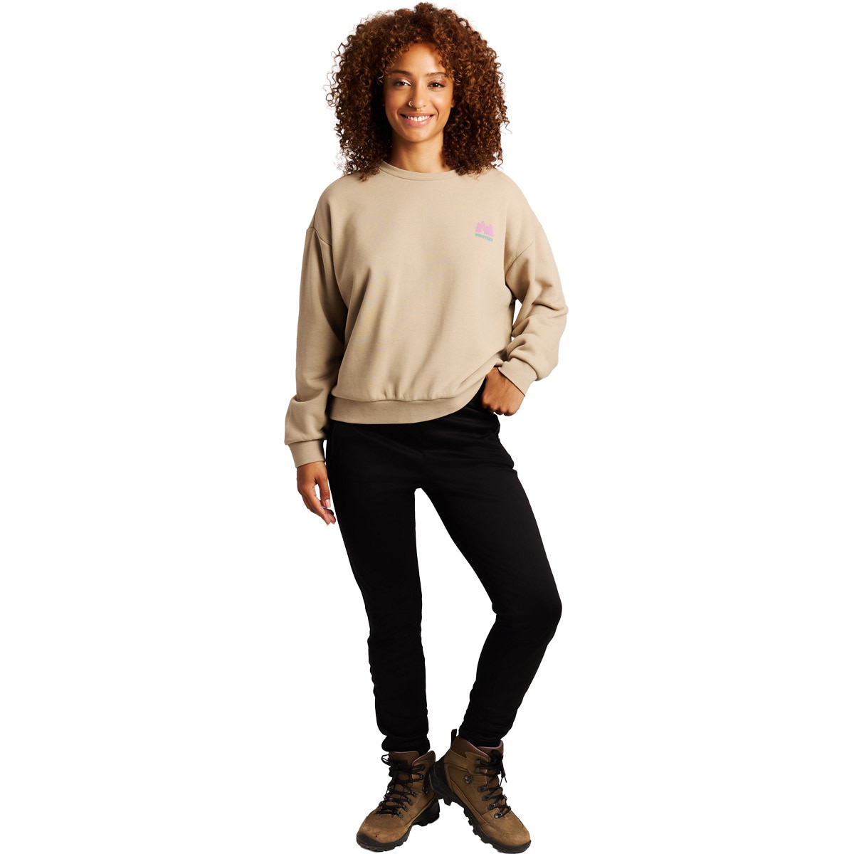 Sudadera de mujer Cover Protest - Natural Natural-4