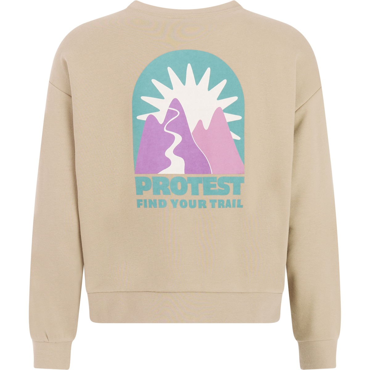 Sudadera de mujer Cover Protest - Natural Natural-7