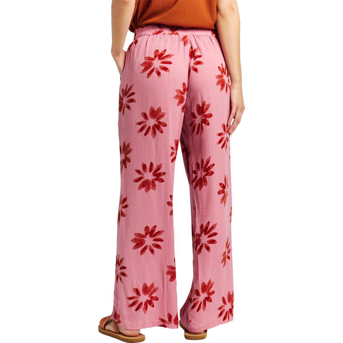Pantalones de mujer Crest Protest - Rosa Rosa-2