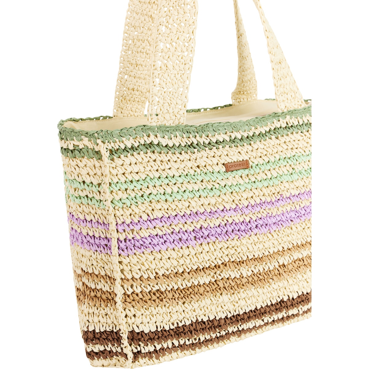Bolso de playa de mujer Alfie Protest - Blanco Blanco-4