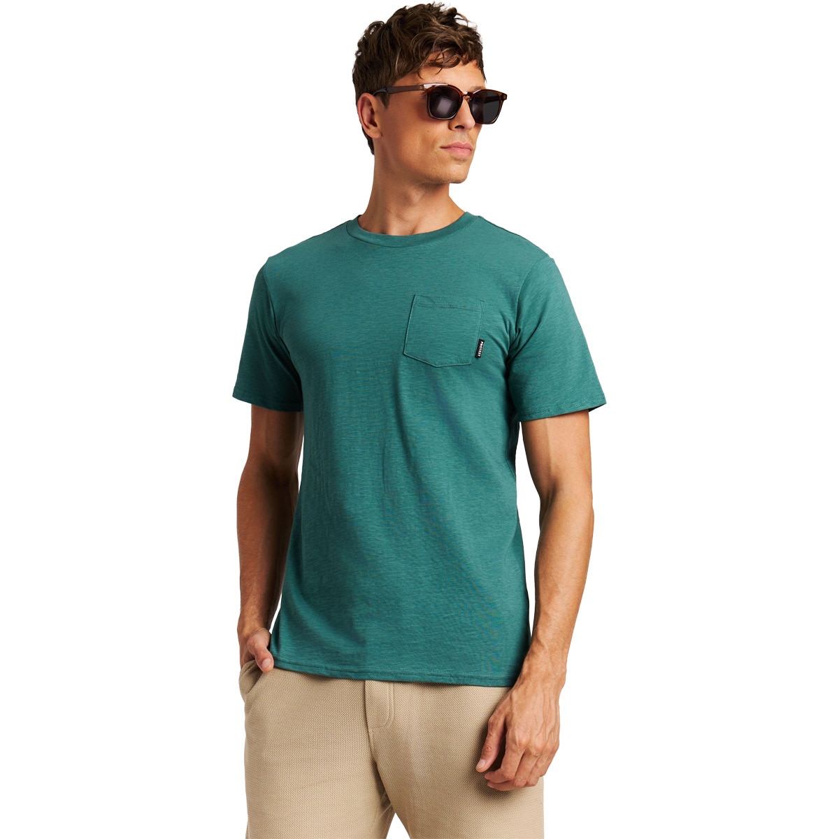 Protest Camiseta de hombre Cruz Verde