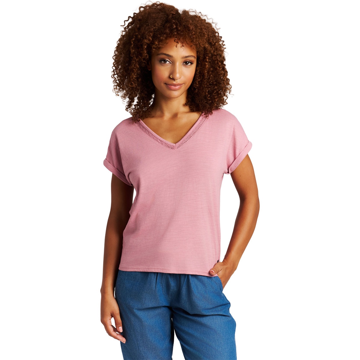 Protest Camiseta de mujer Mondaysi Rosa