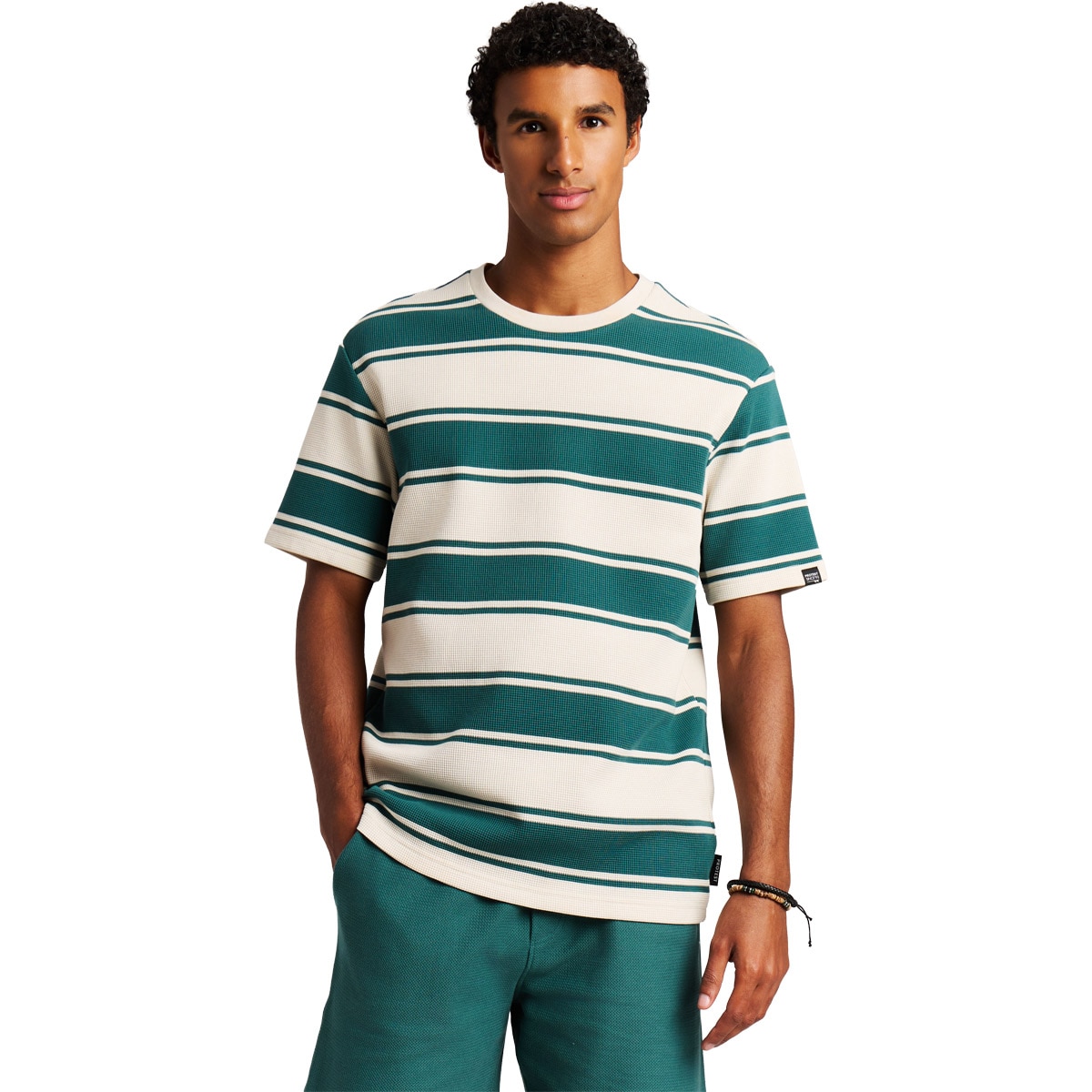 Protest Camiseta de hombre M Barsby Azul