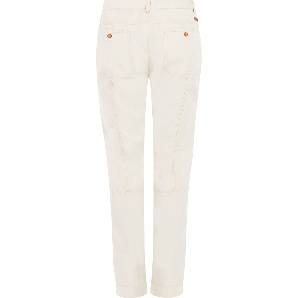 Pantalones de mujer Leaf Protest - Blanco Blanco-2