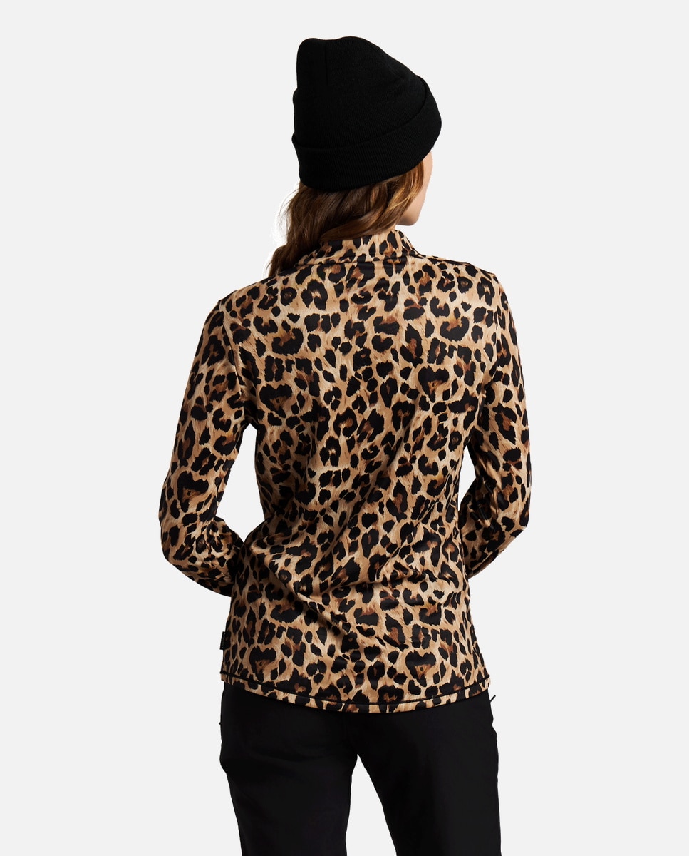 Forro polar de mujer Kalea 1/4 zip active Protest - Negro Negro-4
