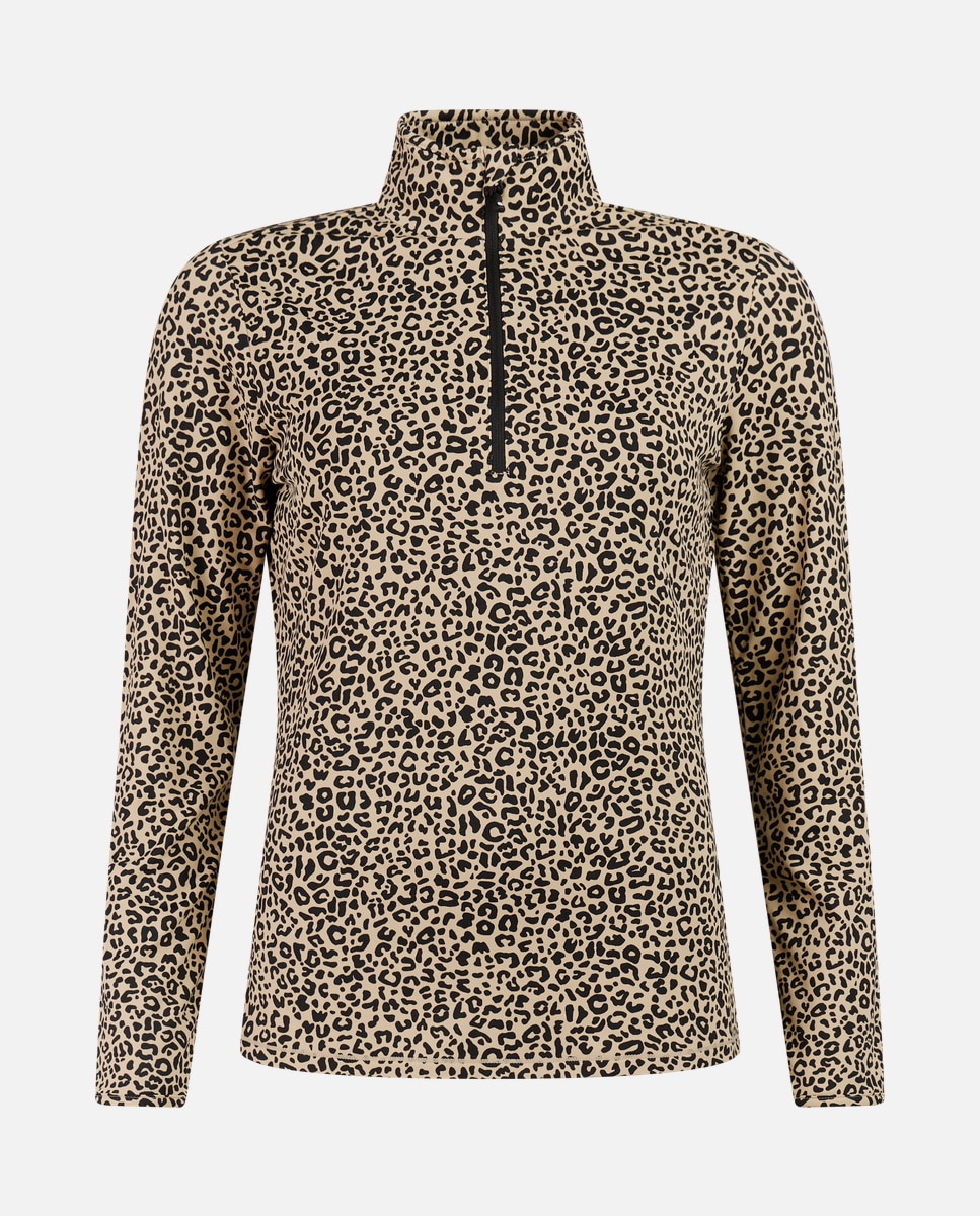 Imagen 0 de Forro polar de mujer Kalea 1/4 zip active Protest Natural