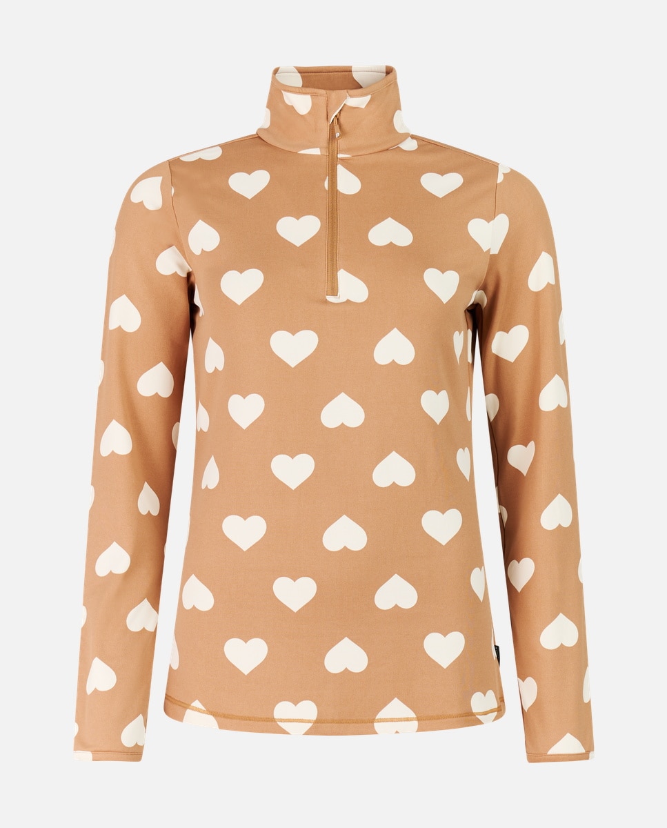 Protest Forro polar de mujer Swana 1/4 zip active Verde