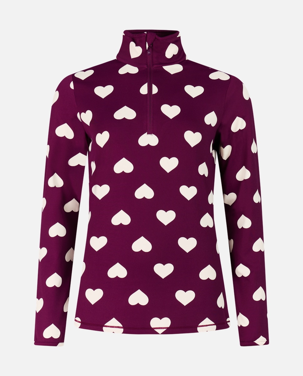 Protest Forro polar de mujer Swana 1/4 zip active Morado