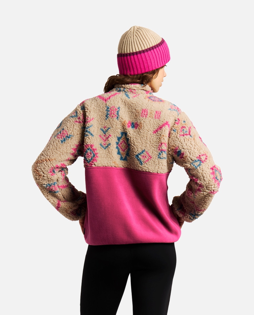Sudadera de mujer Dotty 1/4 zip Protest - Multicolor Multicolor-2