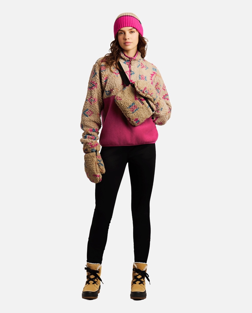 Sudadera de mujer Dotty 1/4 zip Protest - Multicolor Multicolor-3