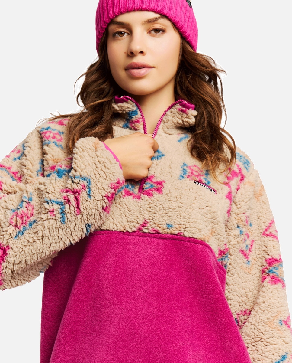 Sudadera de mujer Dotty 1/4 zip Protest - Multicolor Multicolor-5