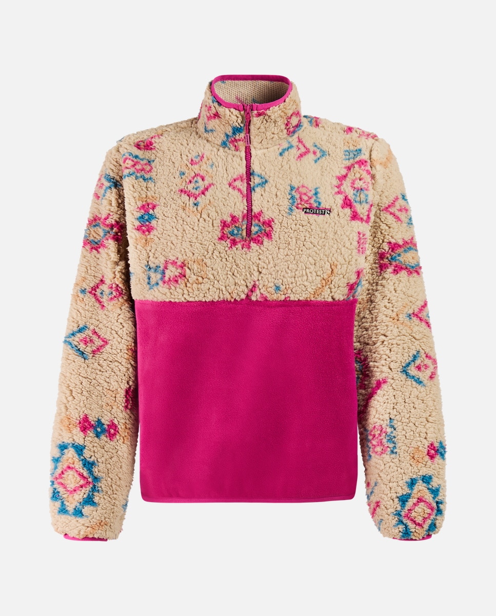 Sudadera de mujer Dotty 1/4 zip Protest - Multicolor Multicolor-6