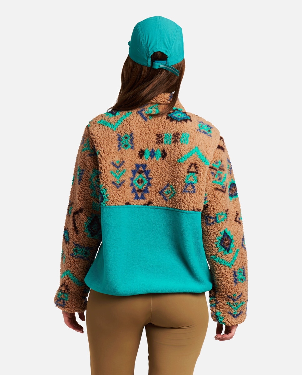 Sudadera de mujer Dotty 1/4 zip Protest - Verde Verde-2