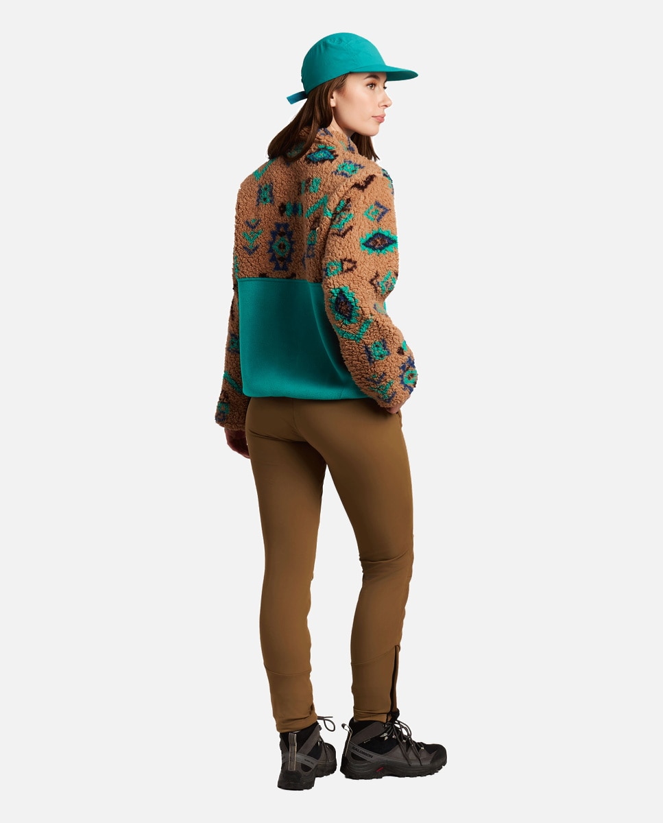 Sudadera de mujer Dotty 1/4 zip Protest - Verde Verde-4